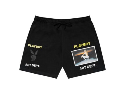 Black Men's Playboy All Nighter Sweat Shorts