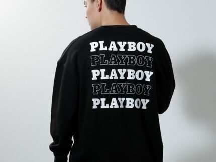 PLAYBOY Stack Sweatshirt Black