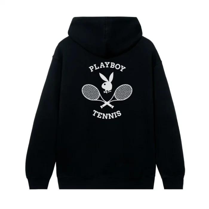 Playboy Tennis Club Black Hoodie